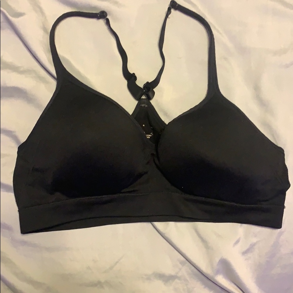 Black Sports bra.
